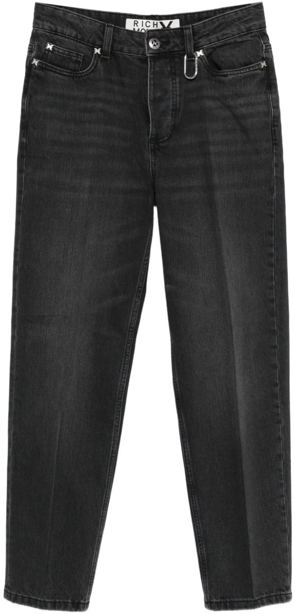John Richmond Jeans Denim Black Blauw