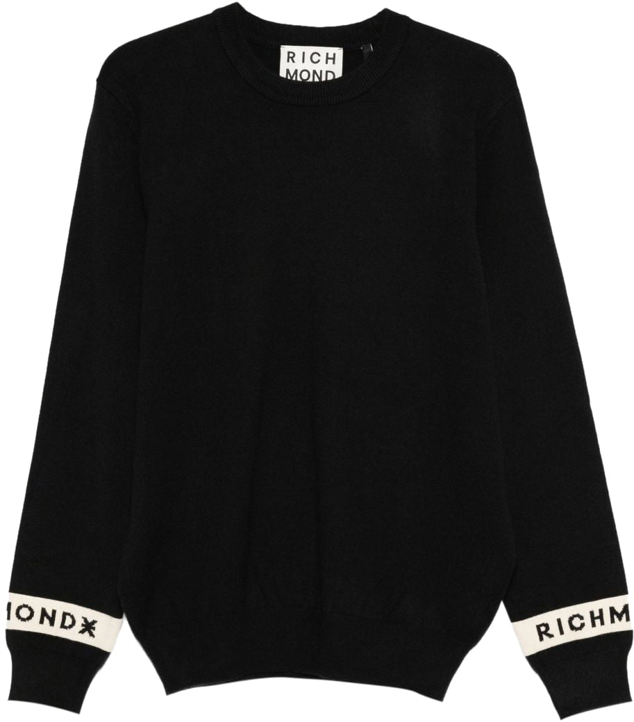 John Richmond Sweaters Black Zwart