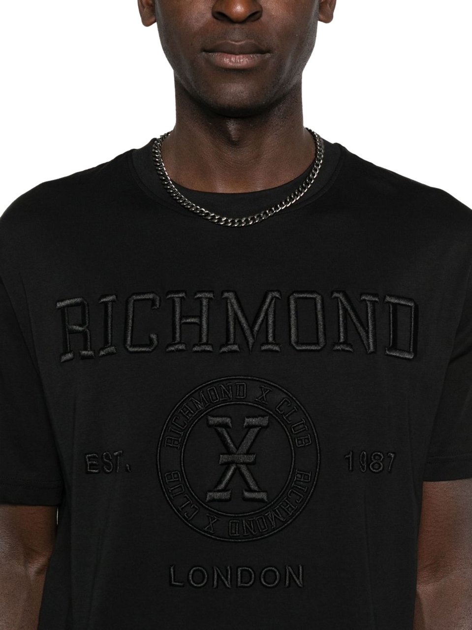 John Richmond T-Shirts And Polos Black Zwart