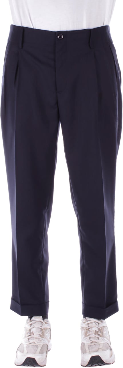 John Richmond Trousers Zaffiro Blauw