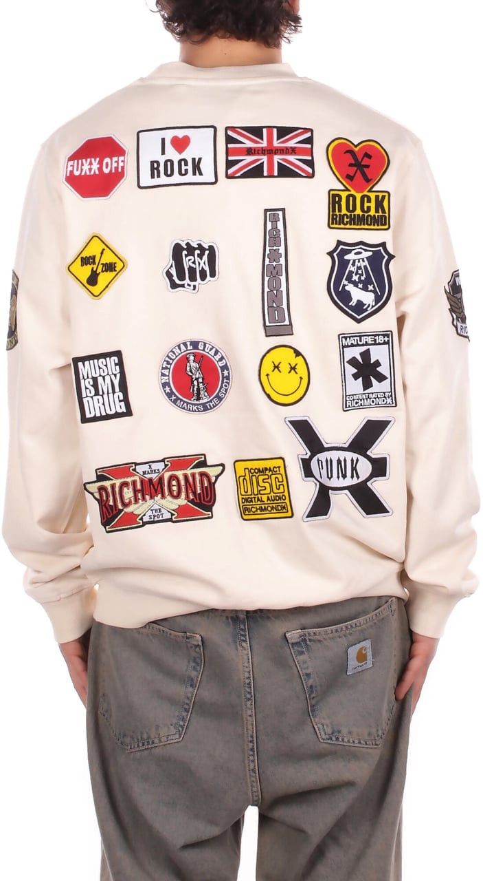 John Richmond Sweaters Sand Wit
