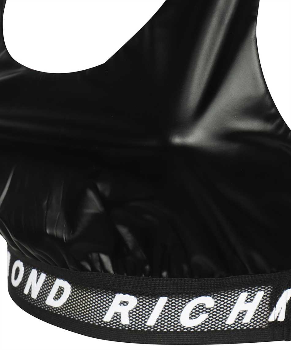 John Richmond Techno fabric top Zwart