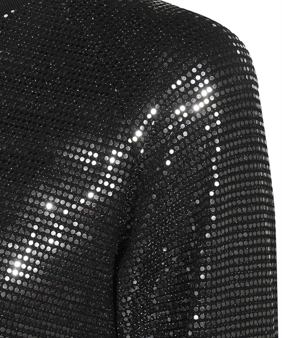 John Richmond Rhinestone mini dress Zwart