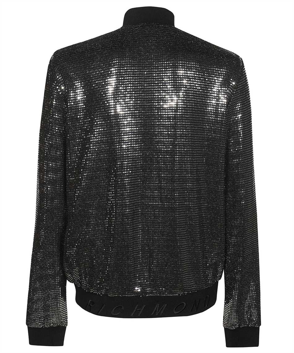 John Richmond Full zip hoodie Zwart