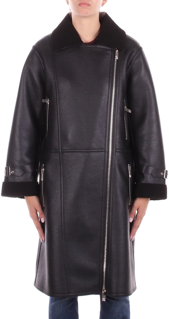 John Richmond Coats Black Zwart