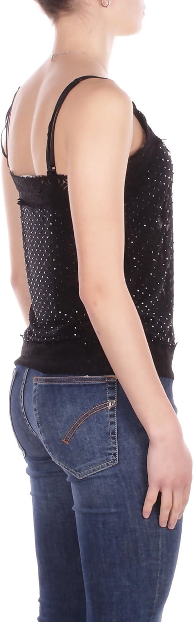 John Richmond Top Black Zwart