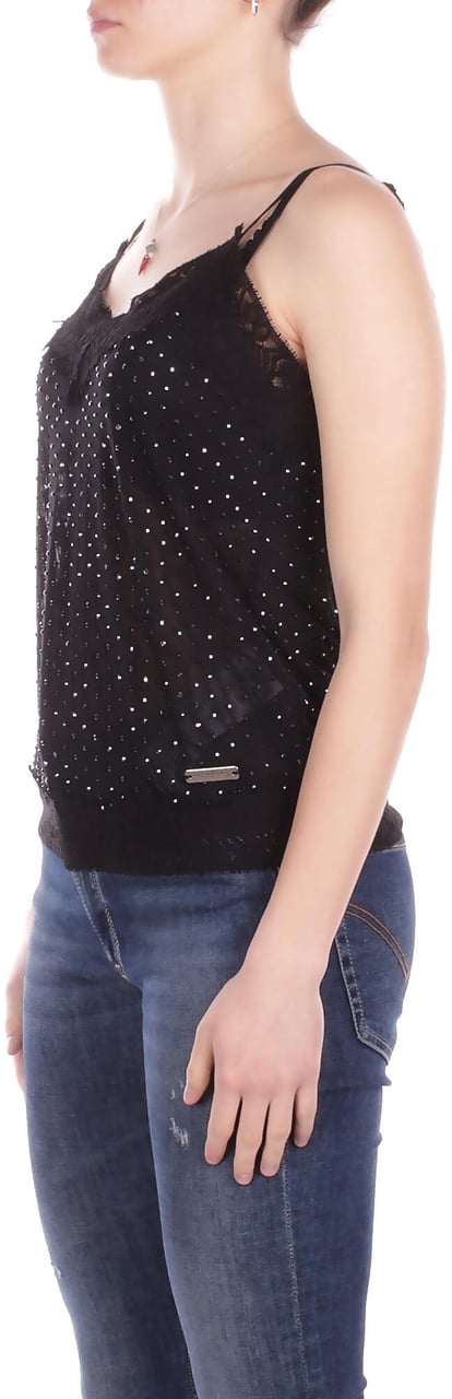 John Richmond Top Black Zwart