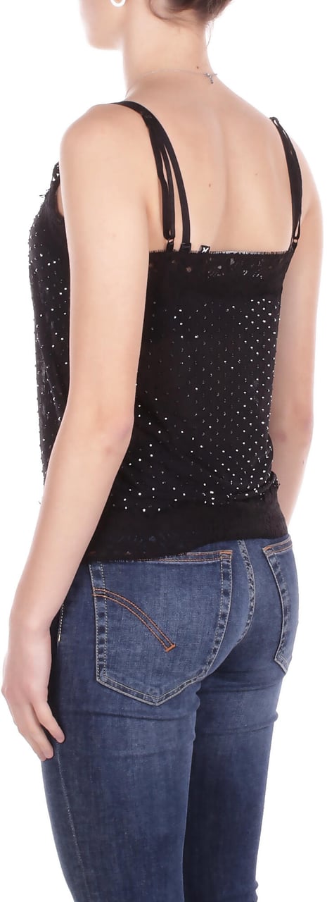 John Richmond Top Black Zwart