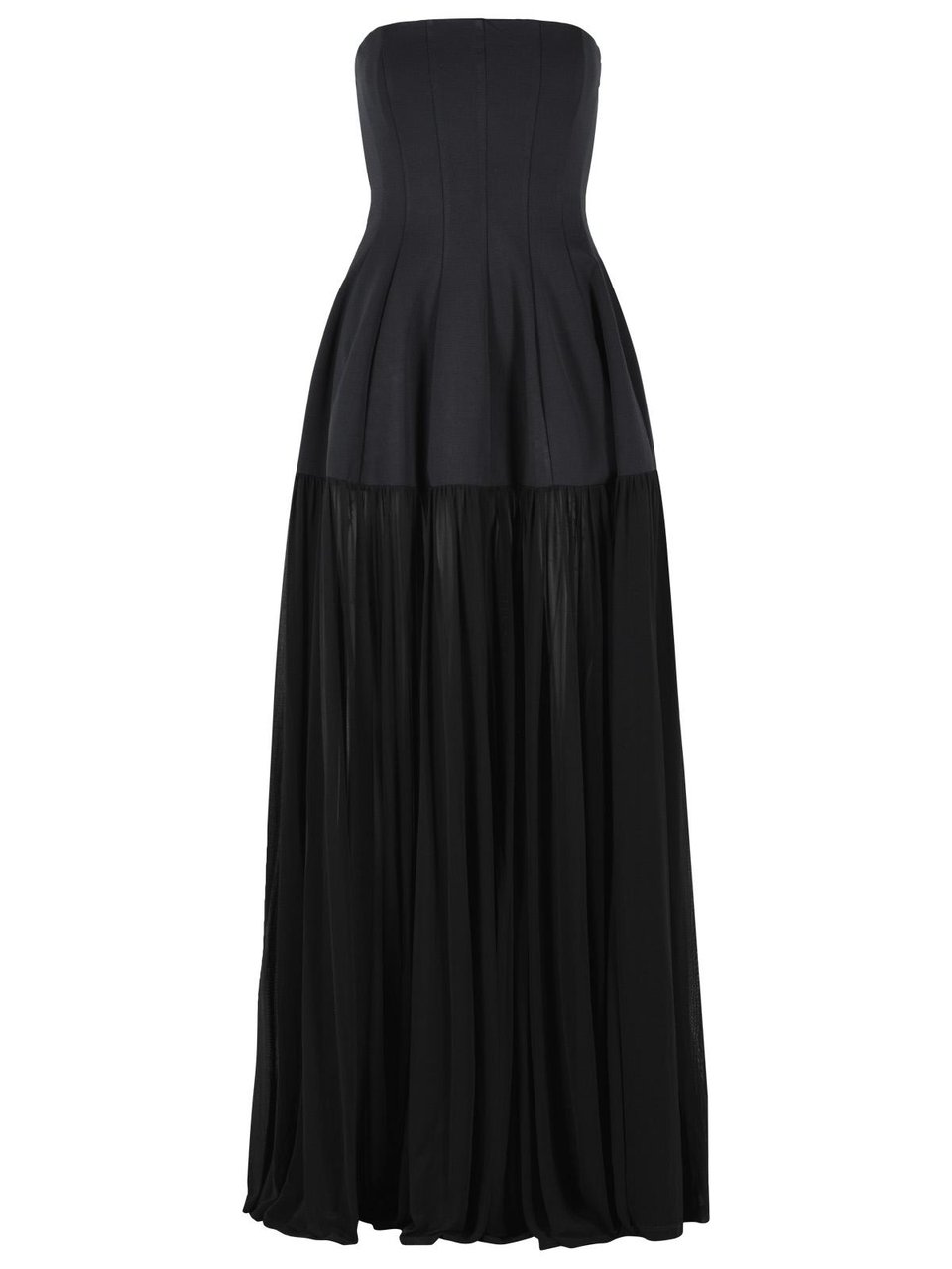 Jonathan Simkhai 'Sandrine' Black Viscose Dress Zwart