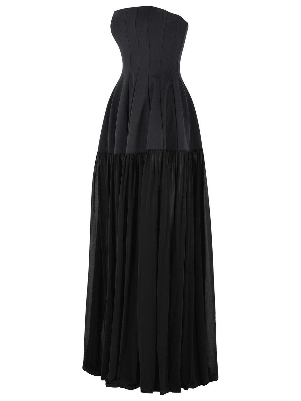 Jonathan Simkhai 'Sandrine' Black Viscose Dress Zwart