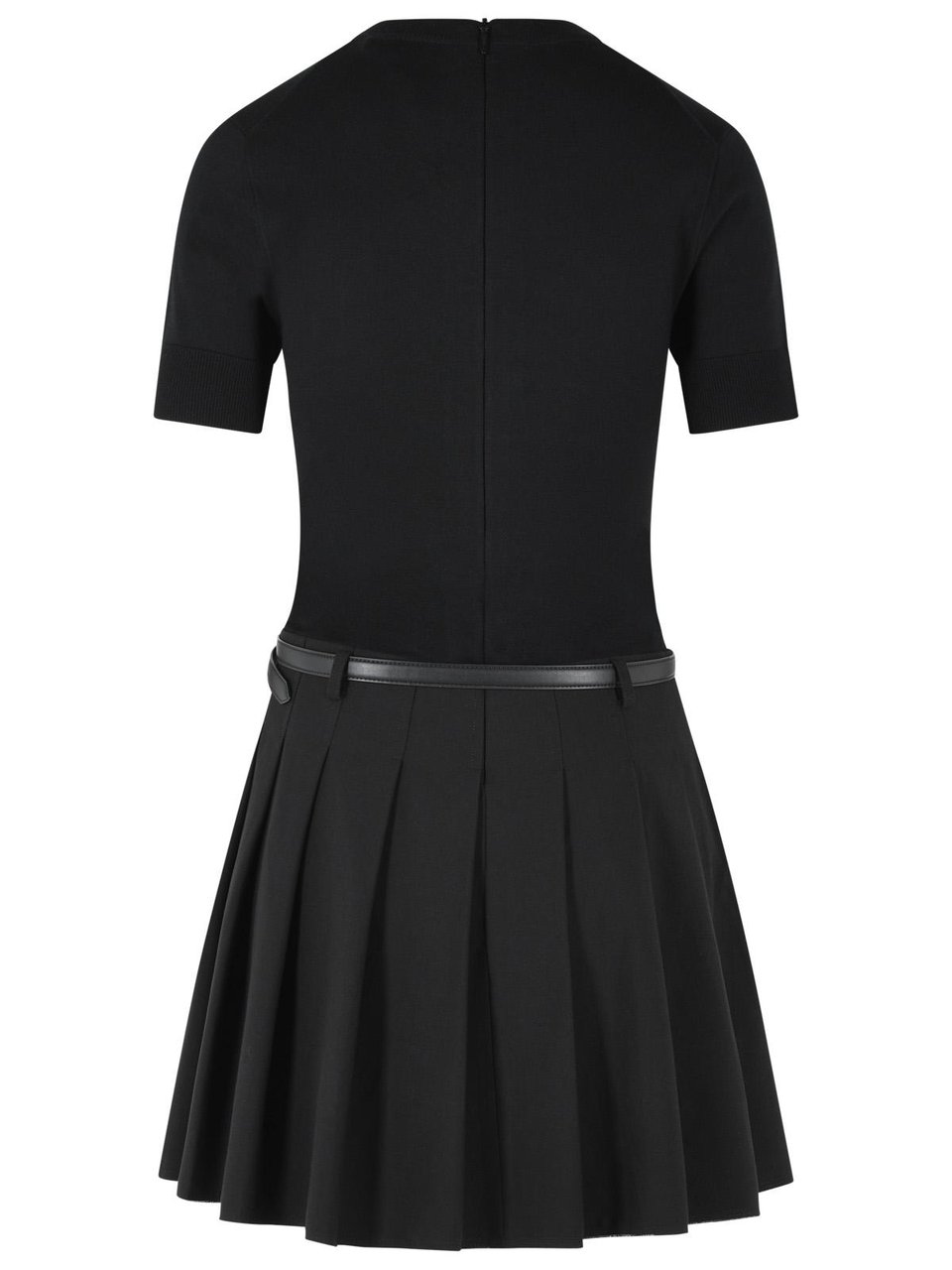 Jonathan Simkhai 'Abbie' Black Polyester Blend Dress Zwart