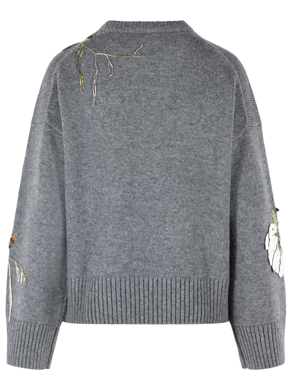 Jonathan Simkhai 'Dawna' Grey Wool And Cashmere Sweater Grijs
