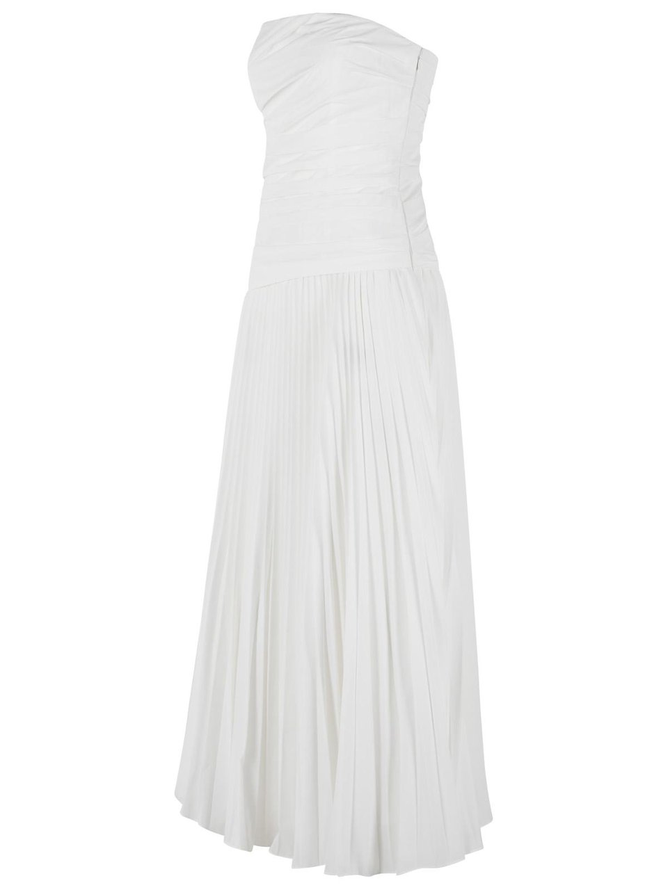 Jonathan Simkhai 'Arie' White Polyester Dress Wit