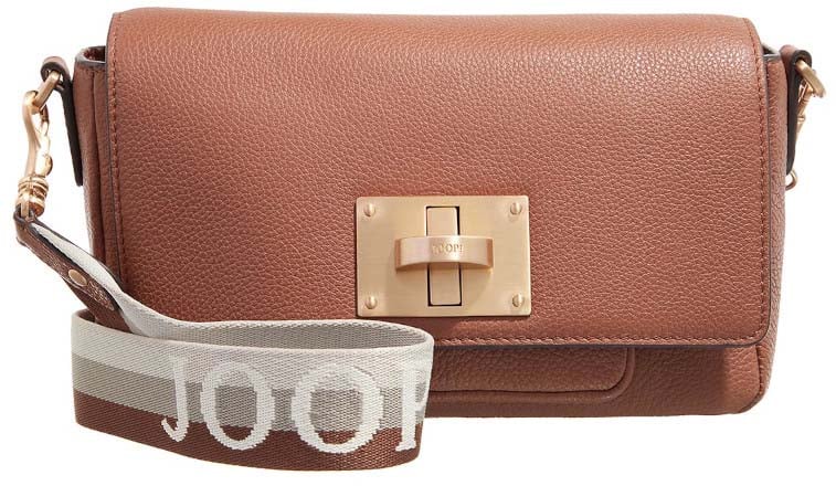 JOOP! Carino Muna Runderleer Crossbody Tas Bruin