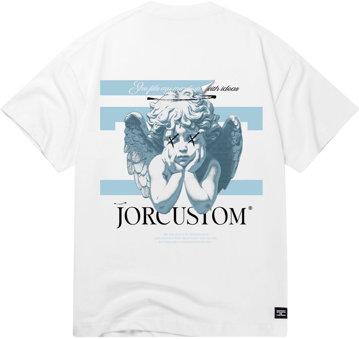 JORCUSTOM Jorcustom Angel2.0 Loose Fit T-Shirt Wit