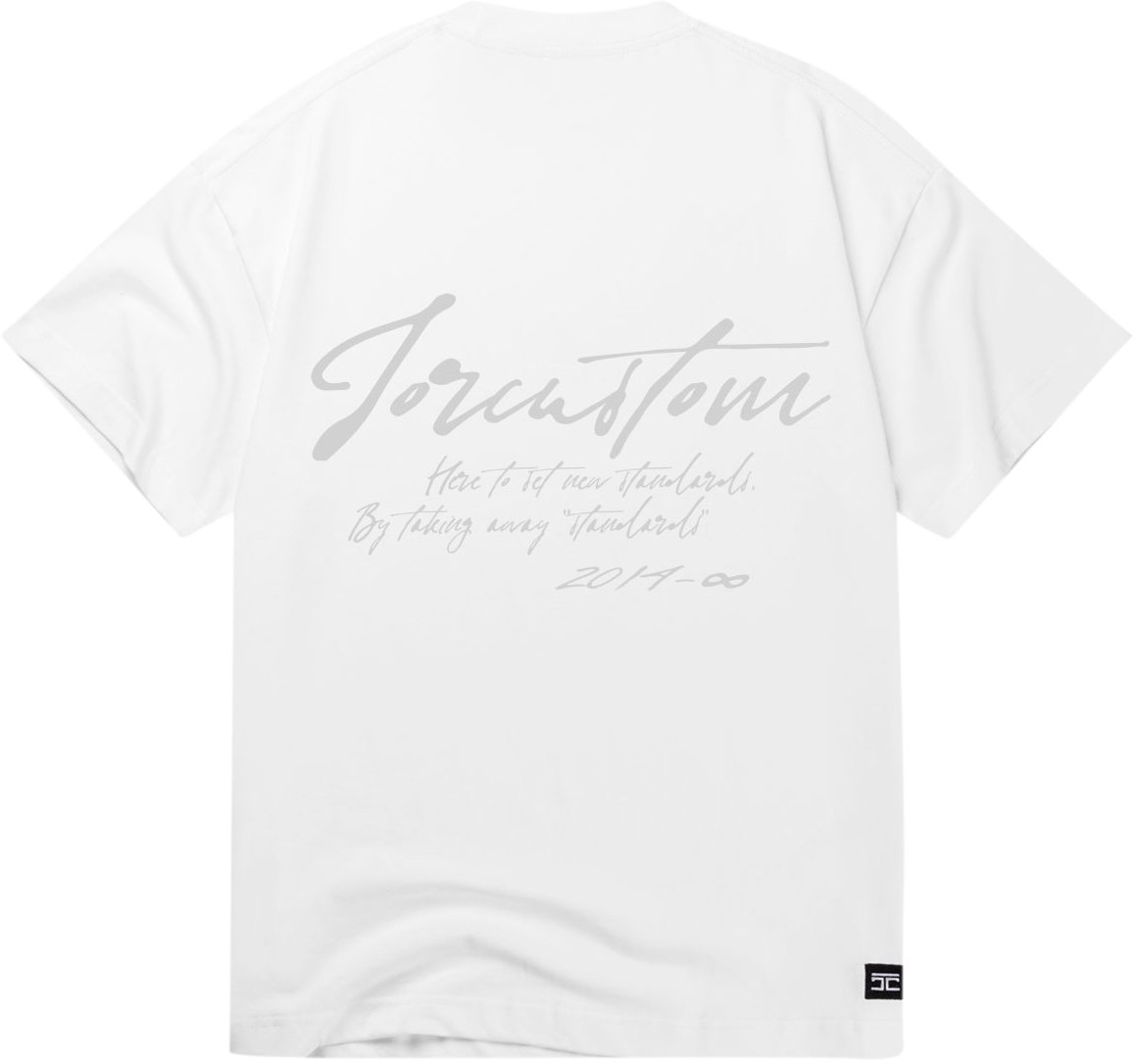 JORCUSTOM Jorcustom New Standards Loose Fit T-Shirt Wit