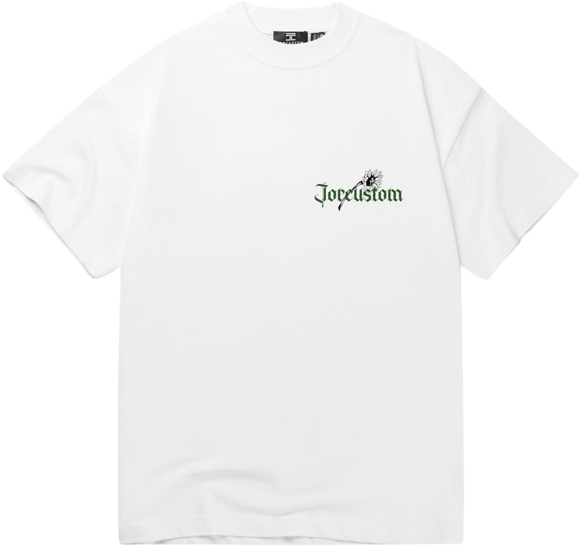 JORCUSTOM Jorcustom Sunflower Valley Loose Fit T-Shirt Wit