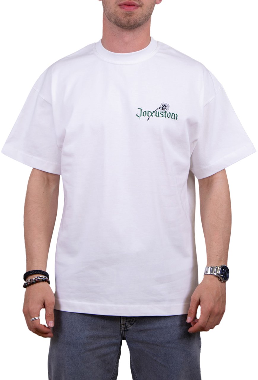 JORCUSTOM Jorcustom Sunflower Valley Loose Fit T-Shirt Wit