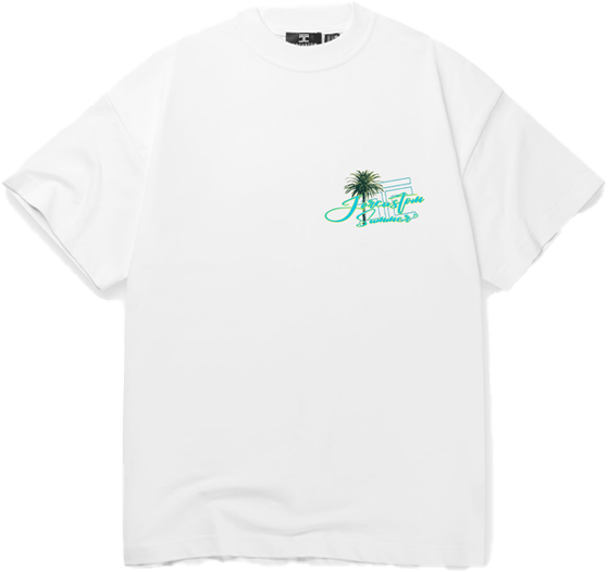 JORCUSTOM Jorcustom Endless Summer Loose Fit T-Shirt Wit