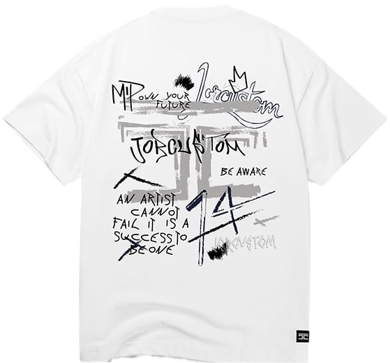 JORCUSTOM Jorcustom Artist Loose Fit T-Shirt Wit