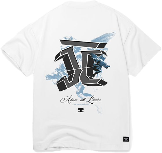 JORCUSTOM Jorcustom AboveAlllimits Loose Fit T-Shirt Wit