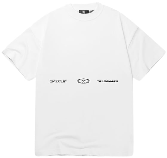 JORCUSTOM Jorcustom Uncommonminds Loose Fit T-Shirt Wit