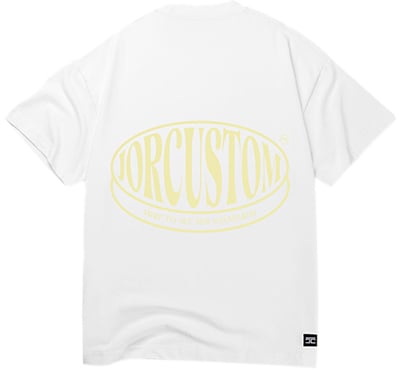 Jorcustom Stretched Loose Fit T-Shirt Wit
