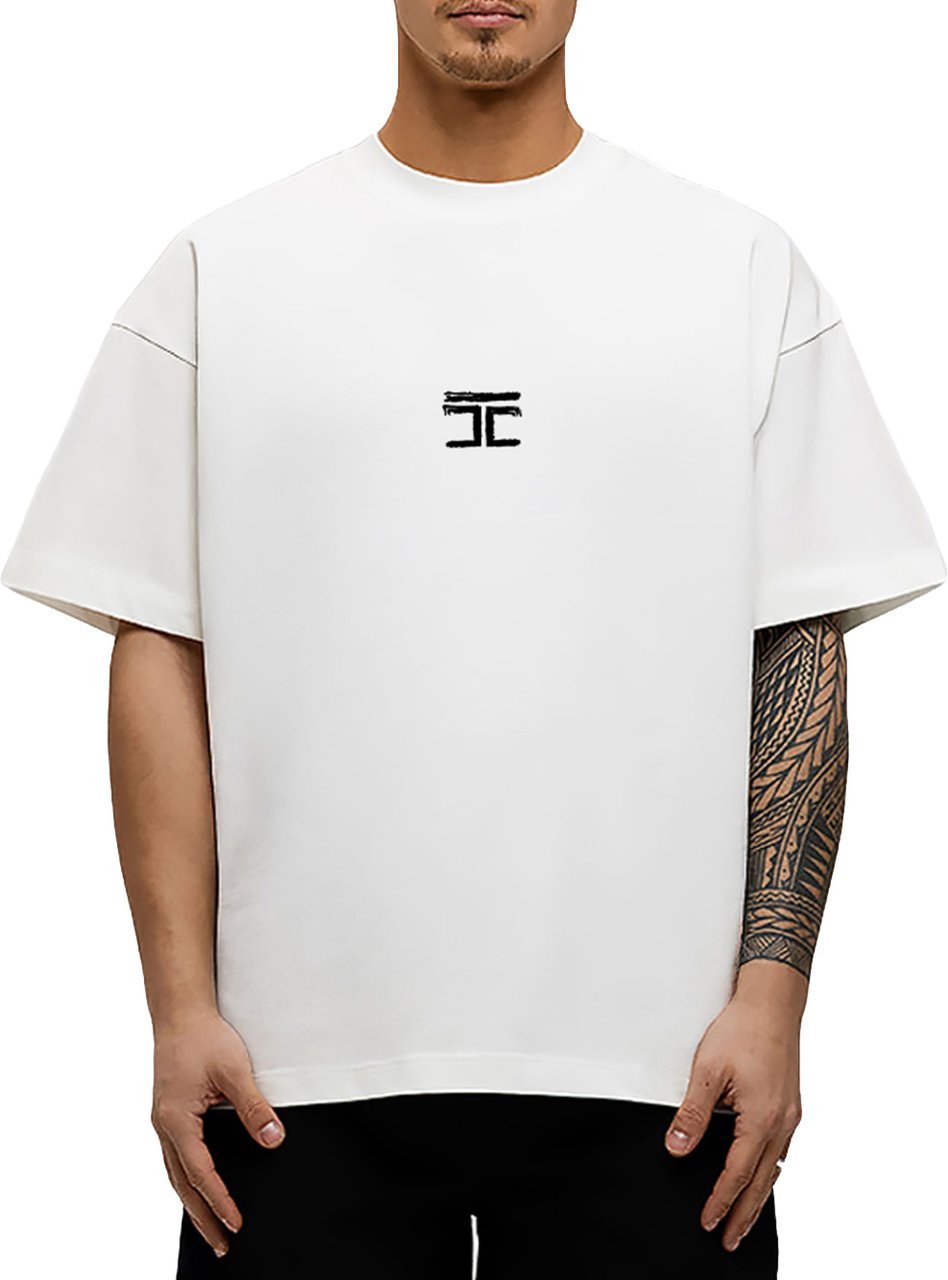 JORCUSTOM Artist Summer Set Loose Fit T-Shirt Wit