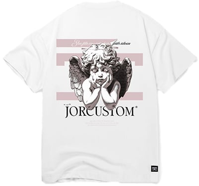 JORCUSTOM Jorcustom Angel2.0 Summer Set Loose Fit T-Shirt Wit