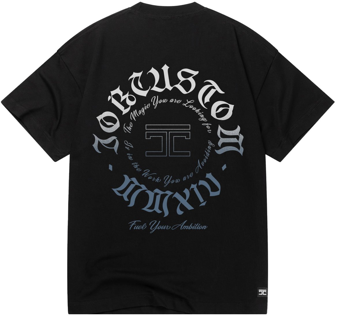 JORCUSTOM Jorcustom Ambition Loose Fit T-Shirt Zwart