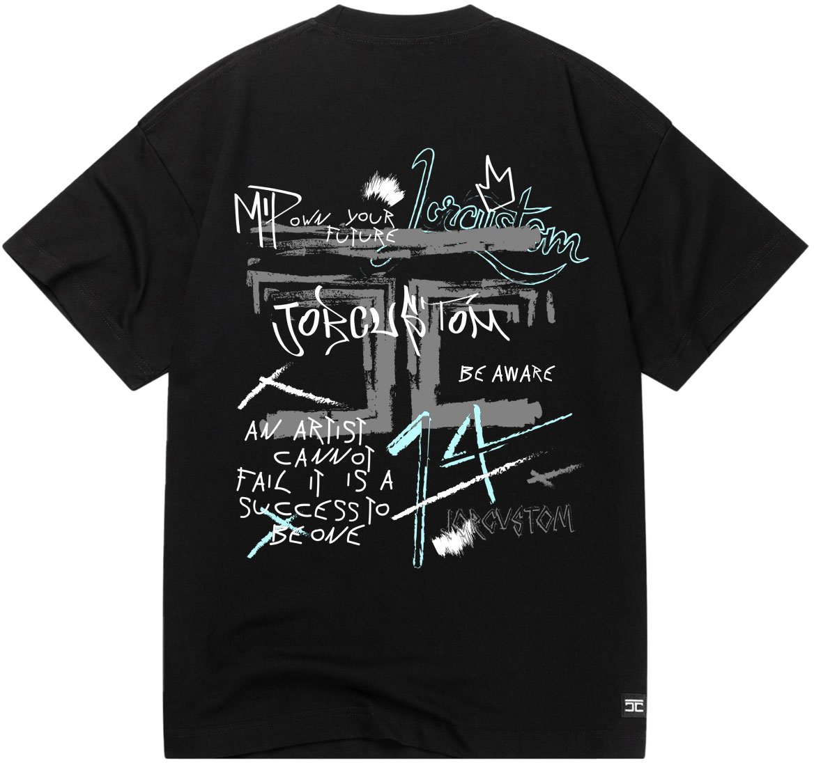 JORCUSTOM Jorcustom Artist Loose Fit T-Shirt Zwart
