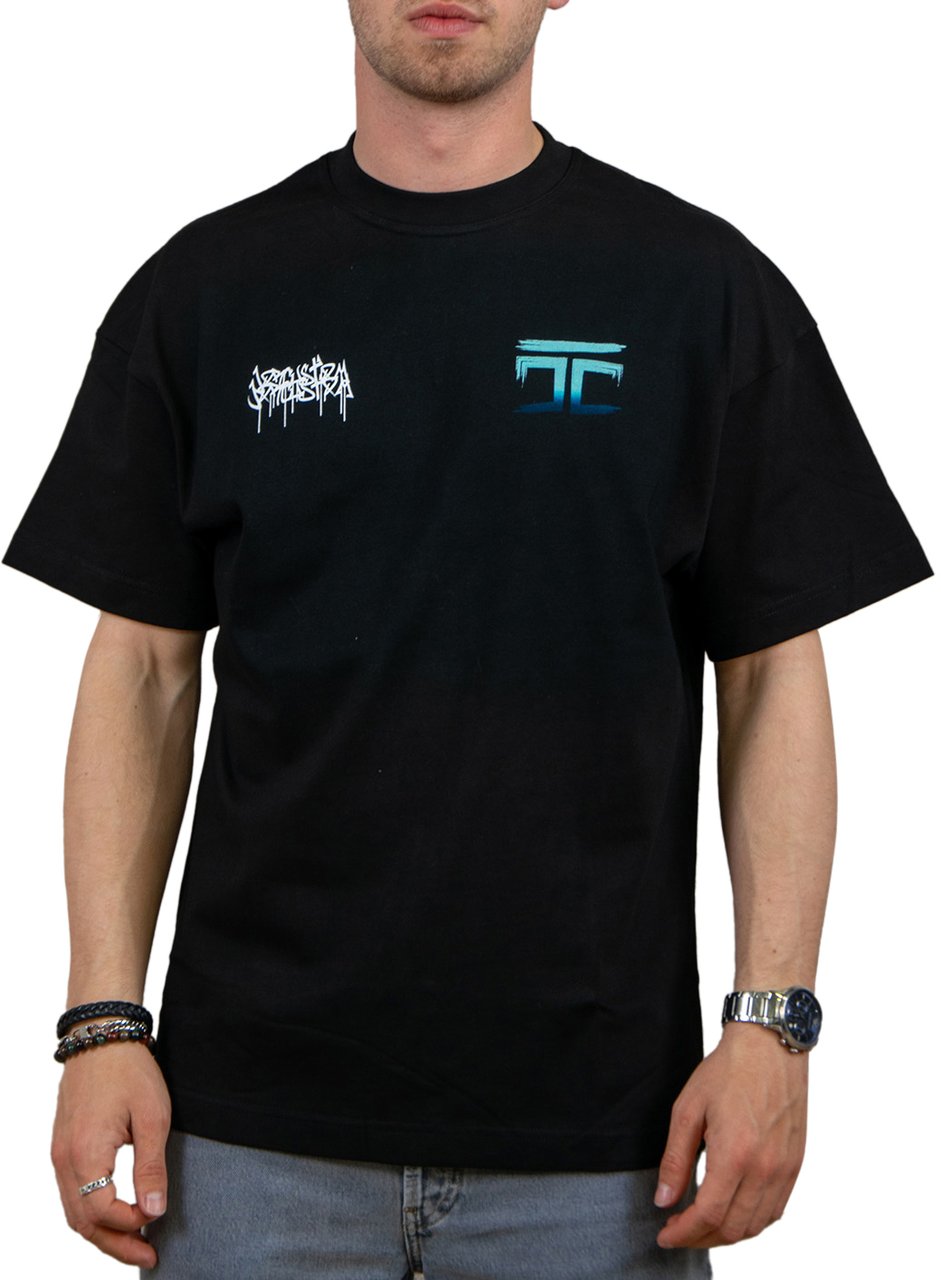 JORCUSTOM Jorcustom Graffiti Loose Fit T-Shirt Zwart