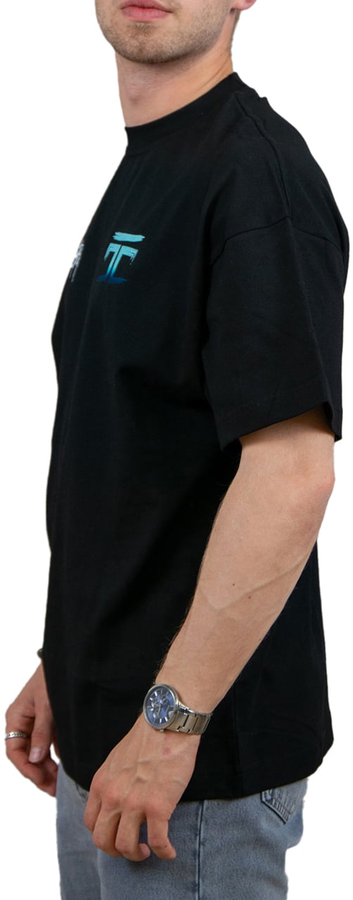 JORCUSTOM Jorcustom Graffiti Loose Fit T-Shirt Zwart
