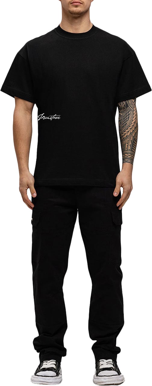 JORCUSTOM Outline T-Shirt Zwart