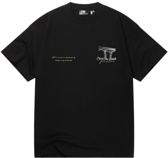JORCUSTOM Jorcustom Broken World Loose Fit T-Shirt Zwart