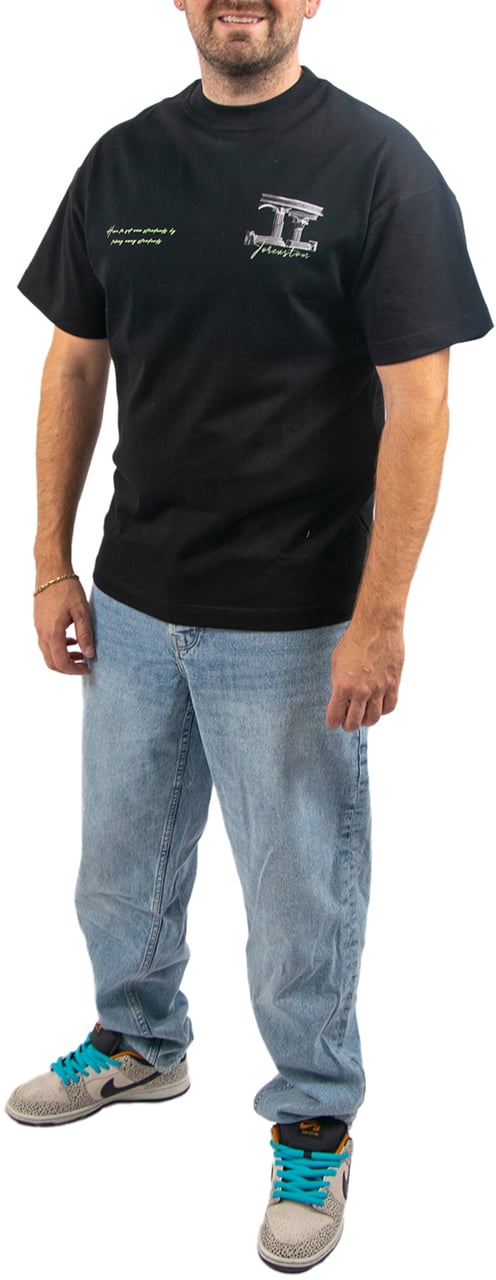 JORCUSTOM Jorcustom Broken World Loose Fit T-Shirt Zwart