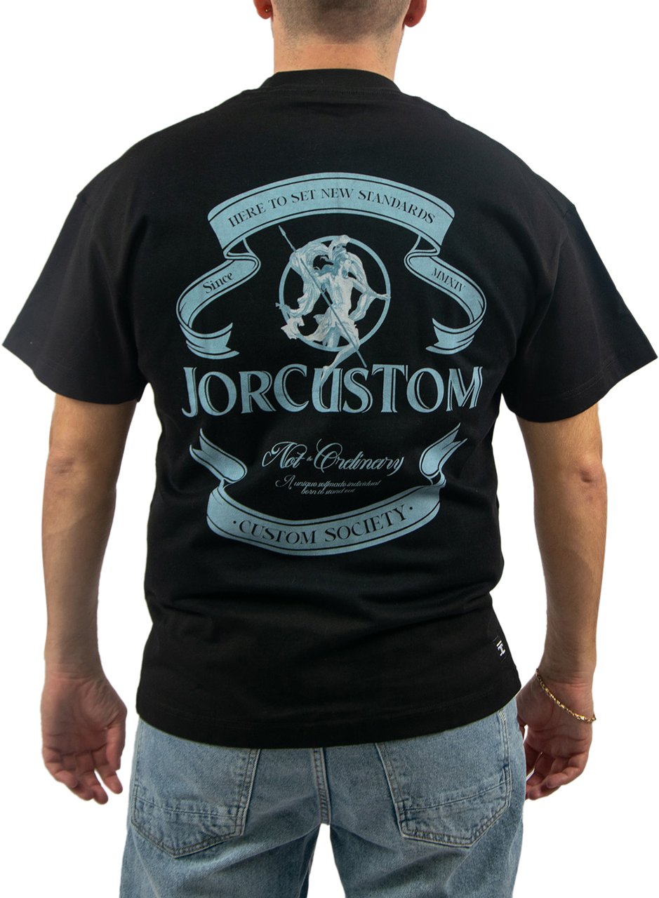 JORCUSTOM Jorcustom Ribbon Loose Fit T-Shirt Zwart