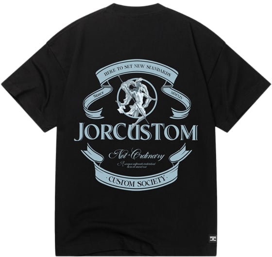 JORCUSTOM Jorcustom Ribbon Loose Fit T-Shirt Zwart