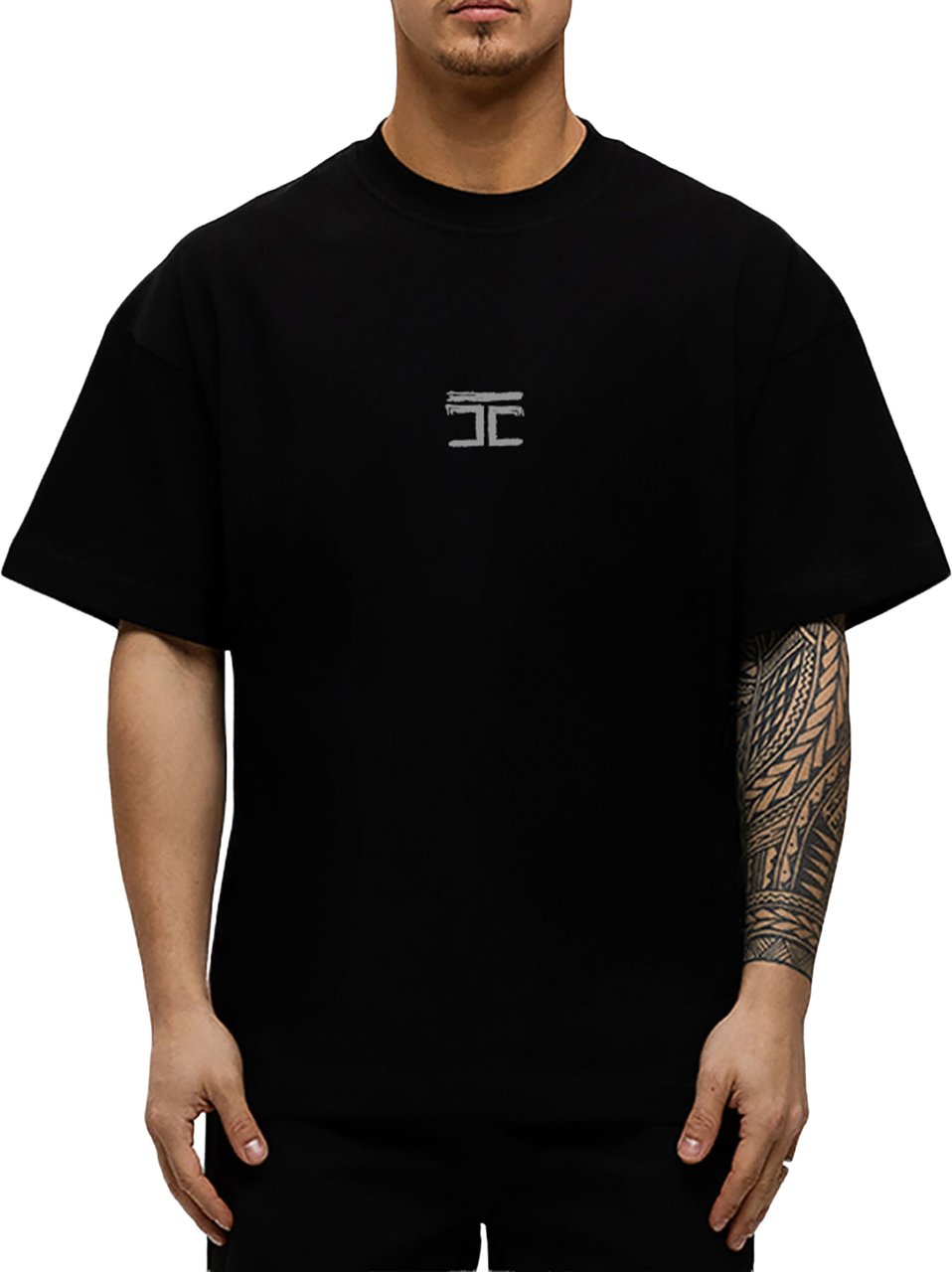 JORCUSTOM Artist Summer Set Loose Fit T-Shirt Zwart