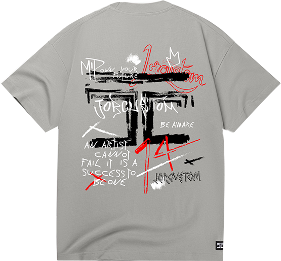 JORCUSTOM Jorcustom Artist Loose Fit T-Shirt Grijs