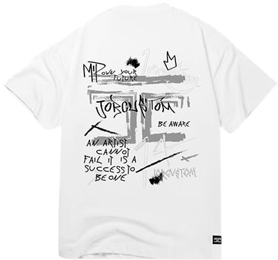 JORCUSTOM Jorcustom Artist Summer Set Loose Fit T-Shirt Grijs