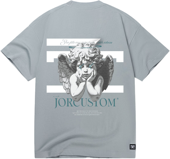 JORCUSTOM Jorcustom Angel 2.0 Loose Fit T-shirt Blauw