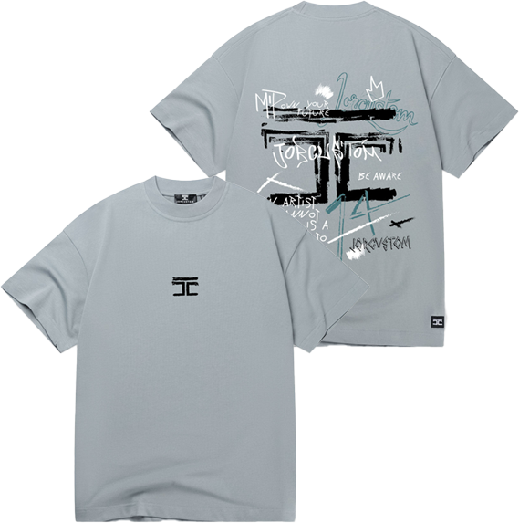 JORCUSTOM Jorcustom Artist Loose Fit T-shirt Blauw