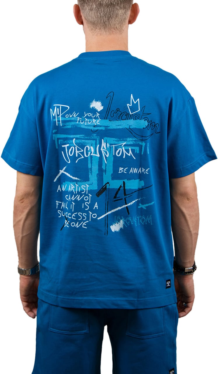 JORCUSTOM Jorcustom Artist Loose Fit T-Shirt Blauw