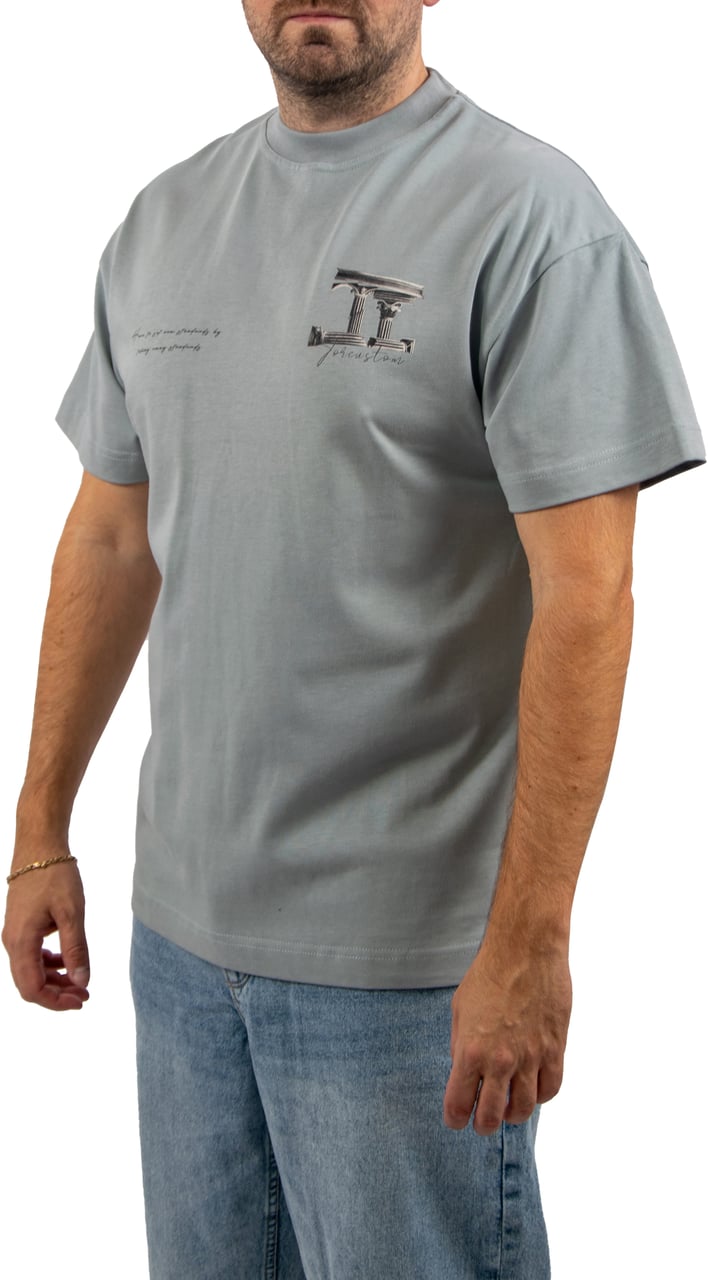 JORCUSTOM Jorcustom Broken World Loose Fit T-Shirt Blauw