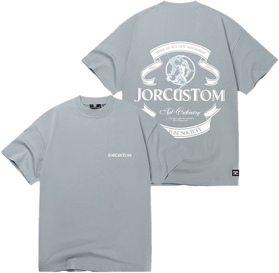 JORCUSTOM Jorcustom Ribbon Loose Fit T-Shirt Blauw