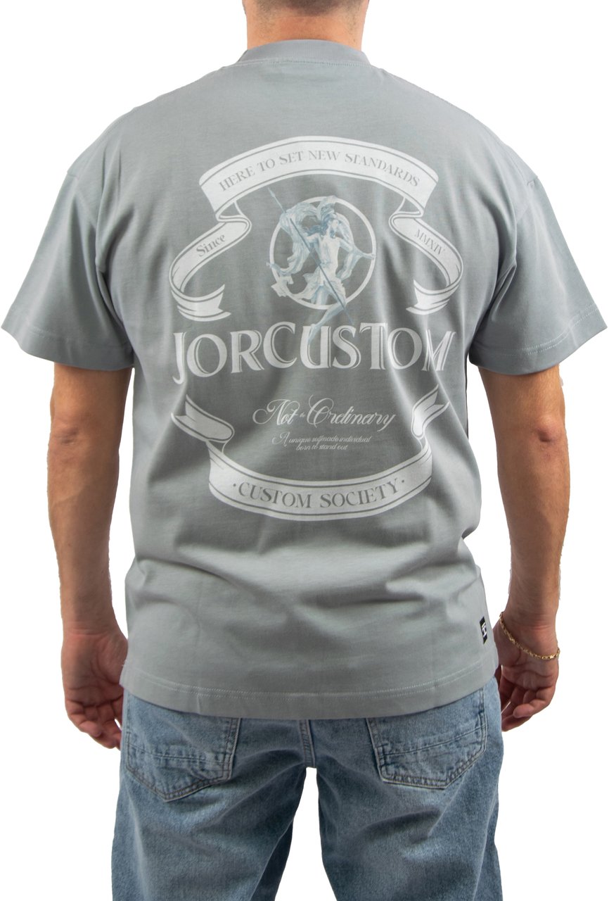 JORCUSTOM Jorcustom Ribbon Loose Fit T-Shirt Blauw