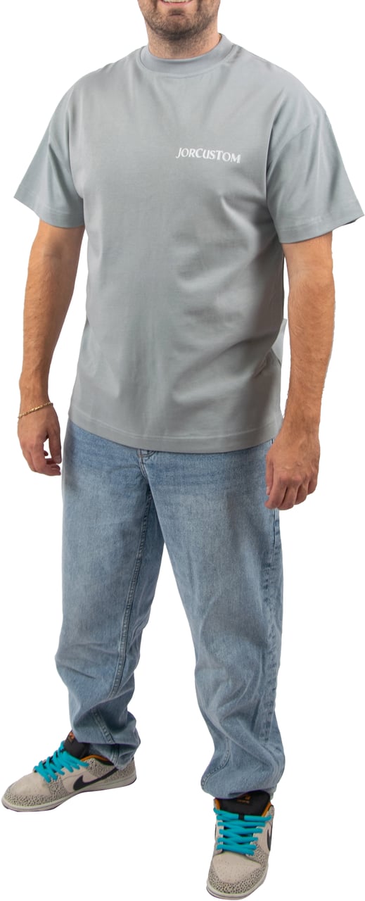 JORCUSTOM Jorcustom Ribbon Loose Fit T-Shirt Blauw