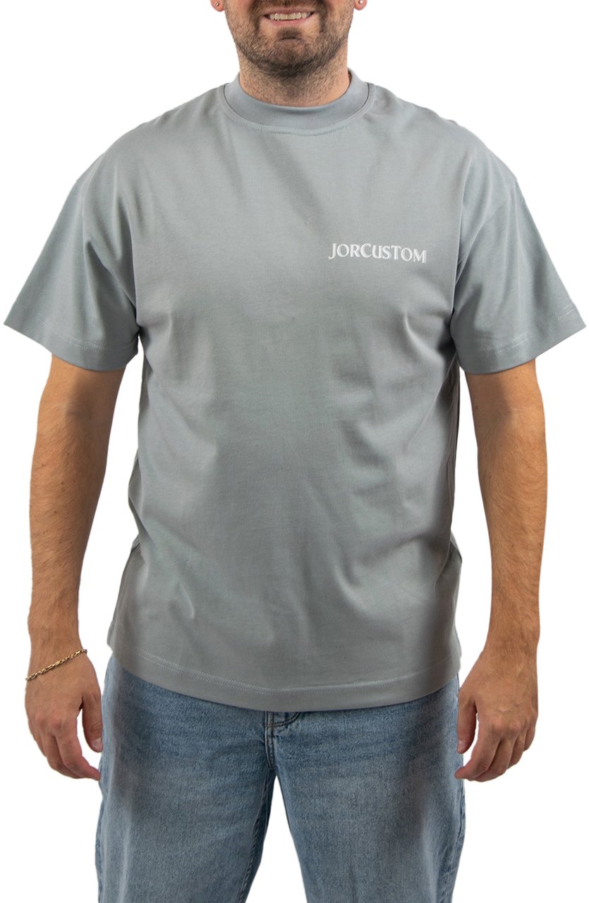 JORCUSTOM Jorcustom Ribbon Loose Fit T-Shirt Blauw