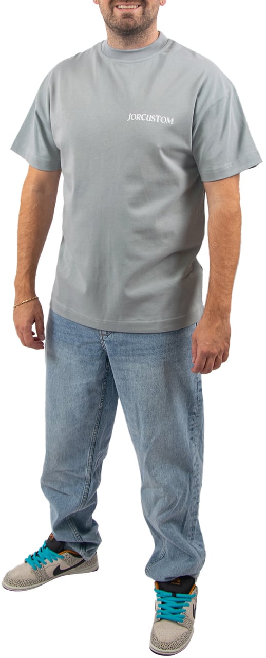 JORCUSTOM Jorcustom Ribbon Loose Fit T-Shirt Blauw